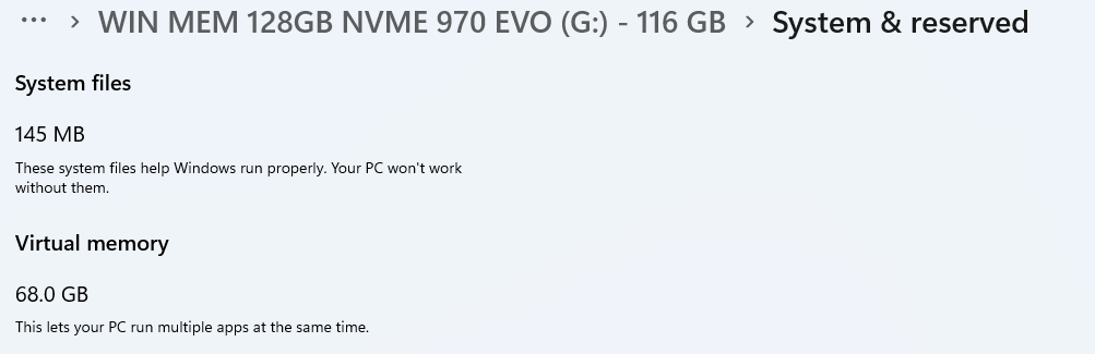 Virtual Memory - Incorrect Sizing - Microsoft Q&A