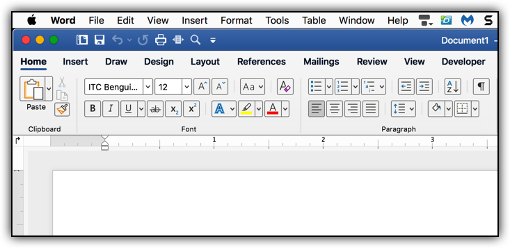 Show / hide ribbon arrow in Word v16.20 for Mac is gone - Microsoft Q&A