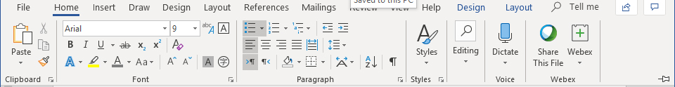 Word Ribbon Changes When Pinned - Microsoft Q&A
