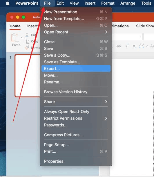 I cannot convert my powerpoint with a video on my Mac as I don't have a ...