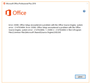 Microsoft Office 2016 on Windows 10 : Repair will crash and close. Bug ...