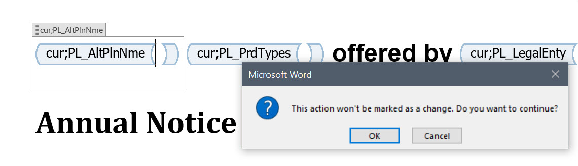 Apply track changes to Content Control - Microsoft Q&A