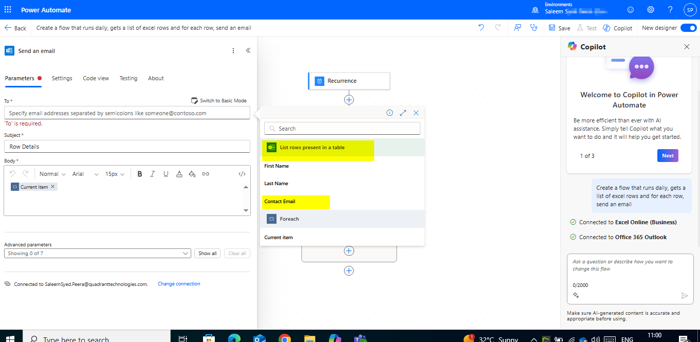 Power automate, enter custom value button not present - Microsoft Q&A