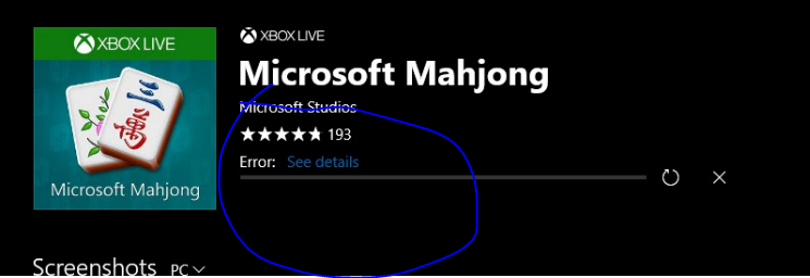 0x803F8001 games, account - Microsoft Q&A