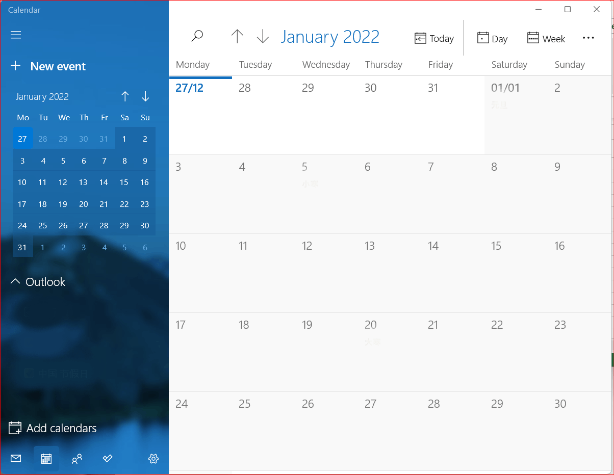 Error code: CAA20003 how to fix Windows Calendar - Microsoft Q&A
