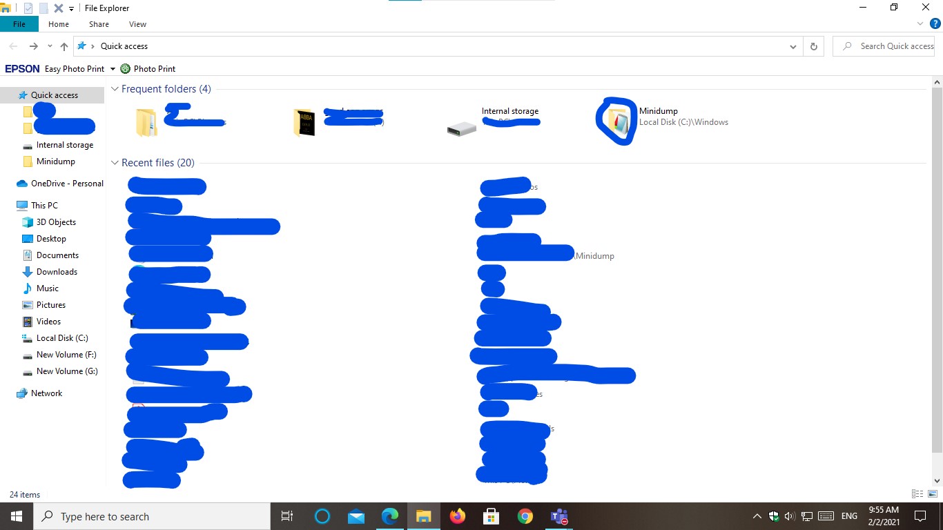 Weird mark in folder - Microsoft Q&A