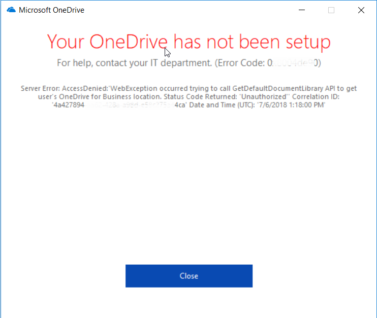 Can't create my OneDrive account. - Microsoft Q&A