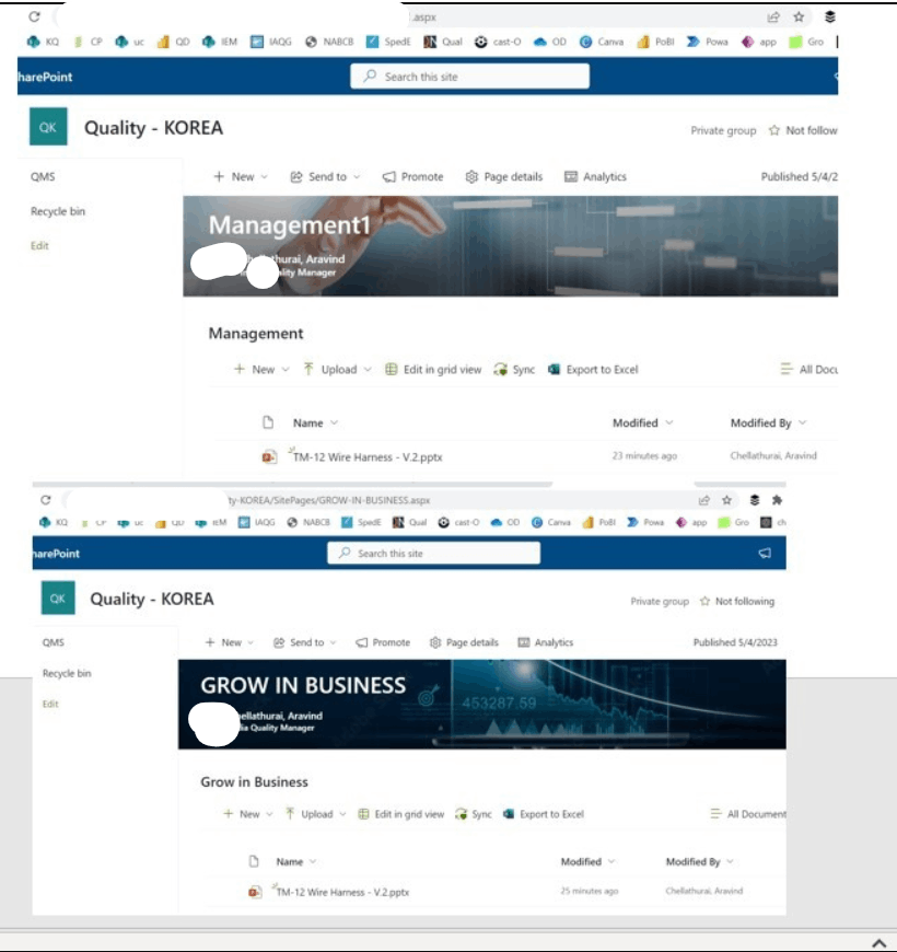 Same file is updated on Multiple document Libraries - Microsoft Q&A