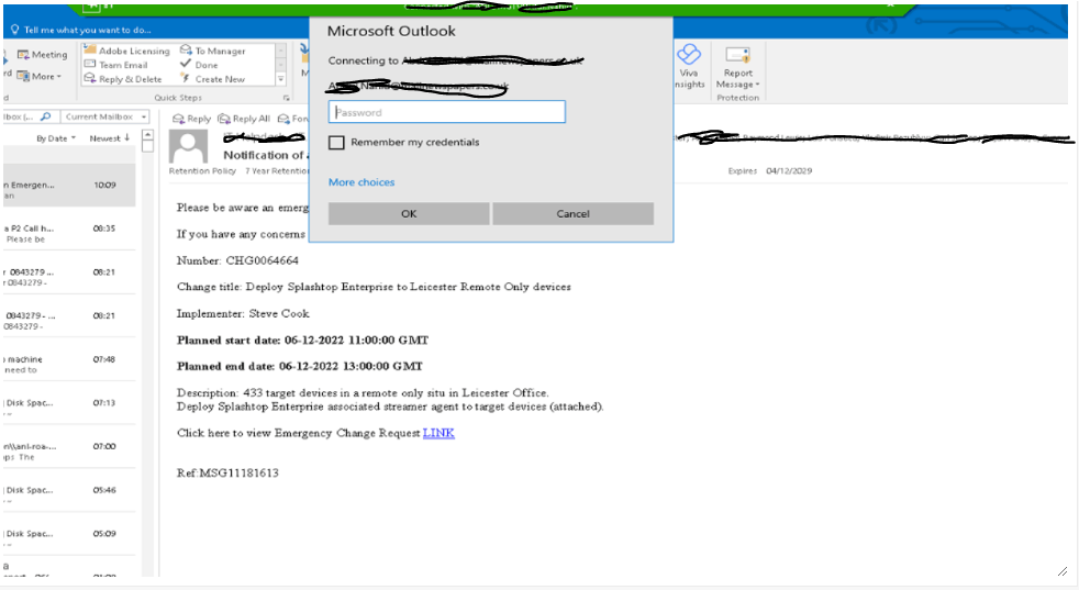 Outlook 2016 keeps prompting user to enter credentials every 15 - 20 ...