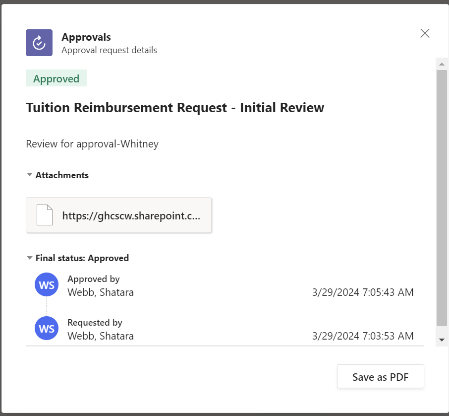Approval Link Not Working - Microsoft Q&A