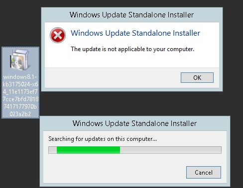 Patch installation 