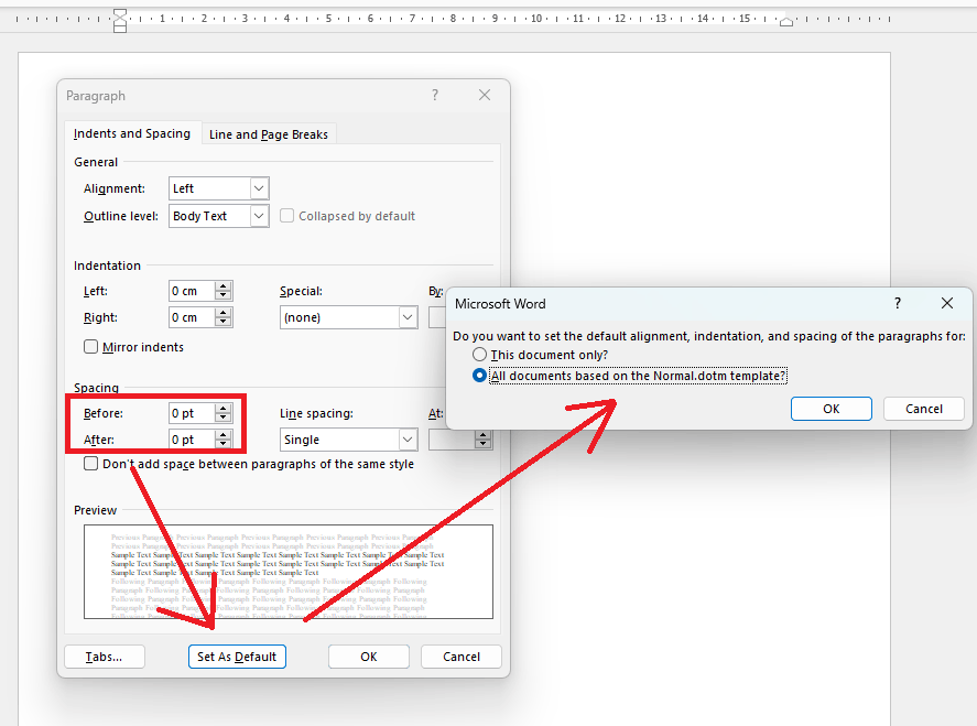 Adding Space Between Paragraphs - Microsoft Q&A