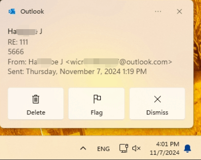 Multiple emails, no specific notification - Microsoft Q&A