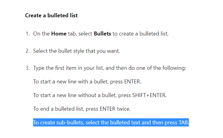 Bullet Point Auto Indentation Issues in Publisher - Microsoft Q&A