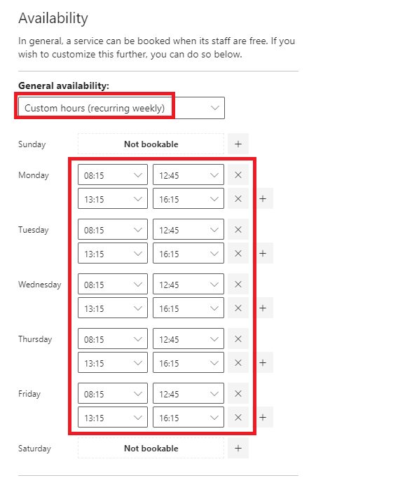 Microsoft Bookings - Time Increments - Microsoft Q&A