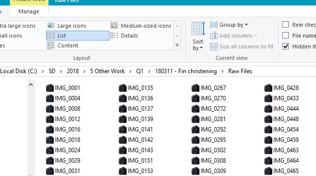 Column Width in List View in File Explorer - Microsoft Q&A