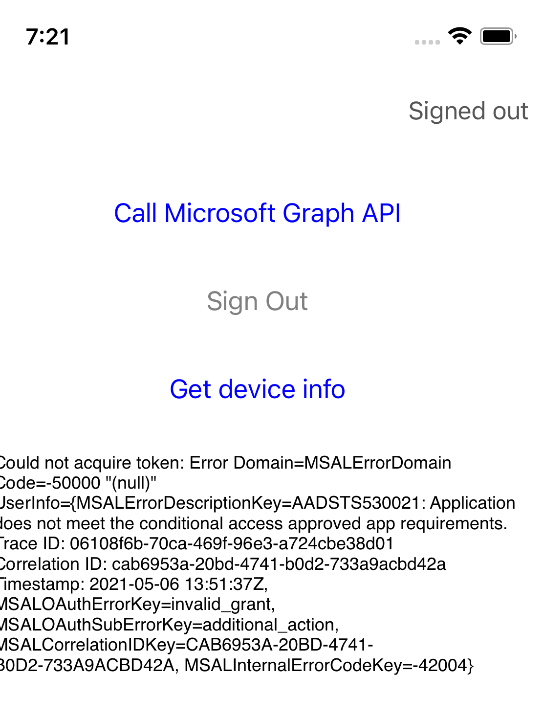 Office365 Graph Api Access Token Generation Error Ios Android Office365 Graph Api Access Token Generation Error Ios Android