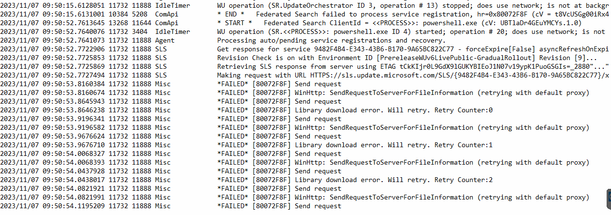 Windows Server 2019 version 1809 build 17763.4499 can't update: error ...
