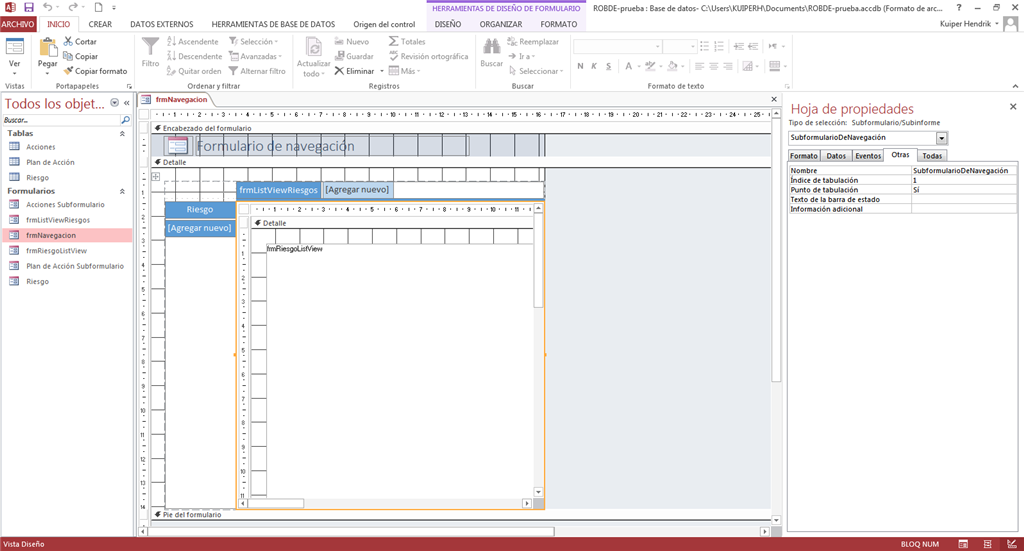 Referencing field of a subform in navigation form - Microsoft Q&A