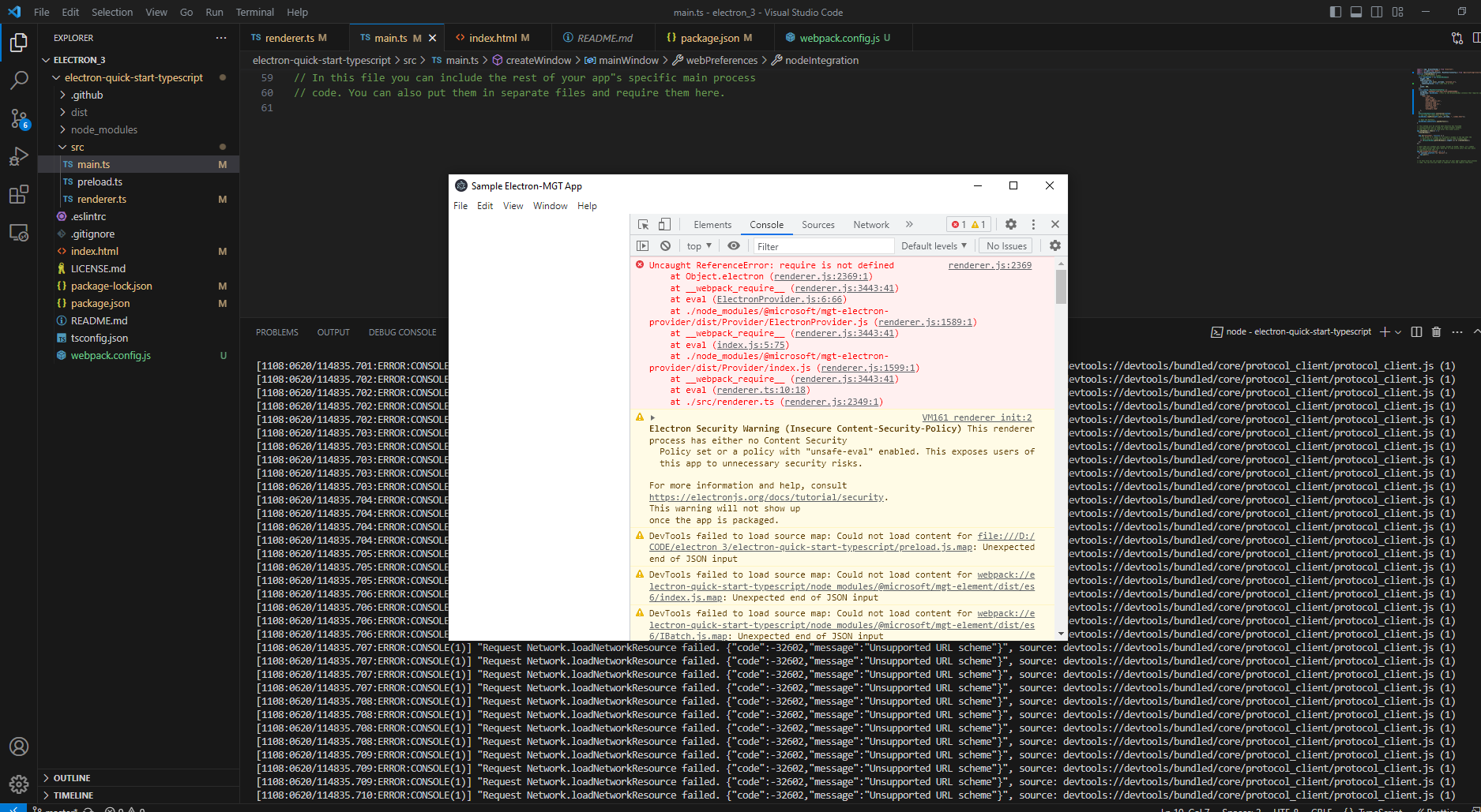 How to fix Request Network.loadNetworkResource failed when create ...