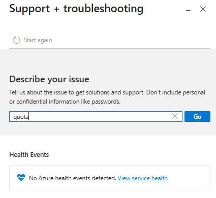Request for Quota Increase ACS Email Service - Microsoft Q&A