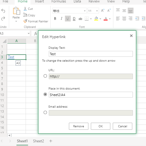 Need to Hyperlink from one sheet to another in the same workbook - 365 ...
