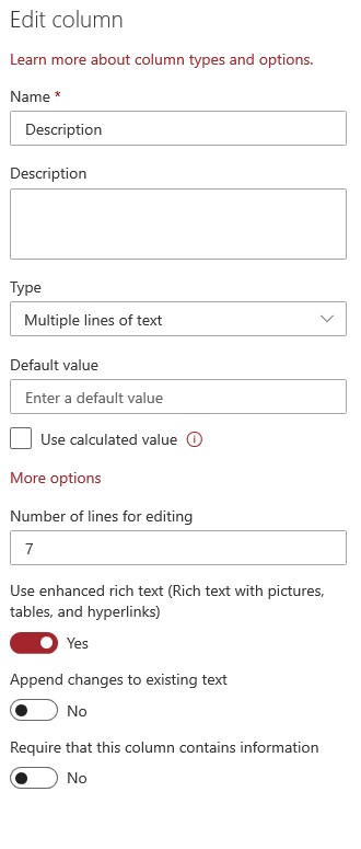 Multiline Text Fields won't Wrap on Sharepoint List - Microsoft Q&A