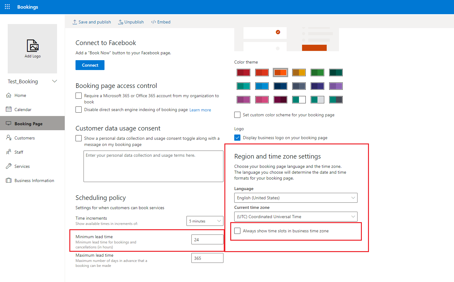 Microsoft Bookings Time Zones - Microsoft Q&A