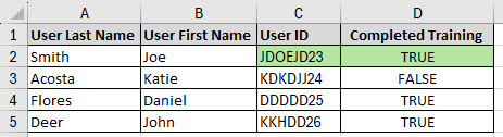 Example for Sheet 1