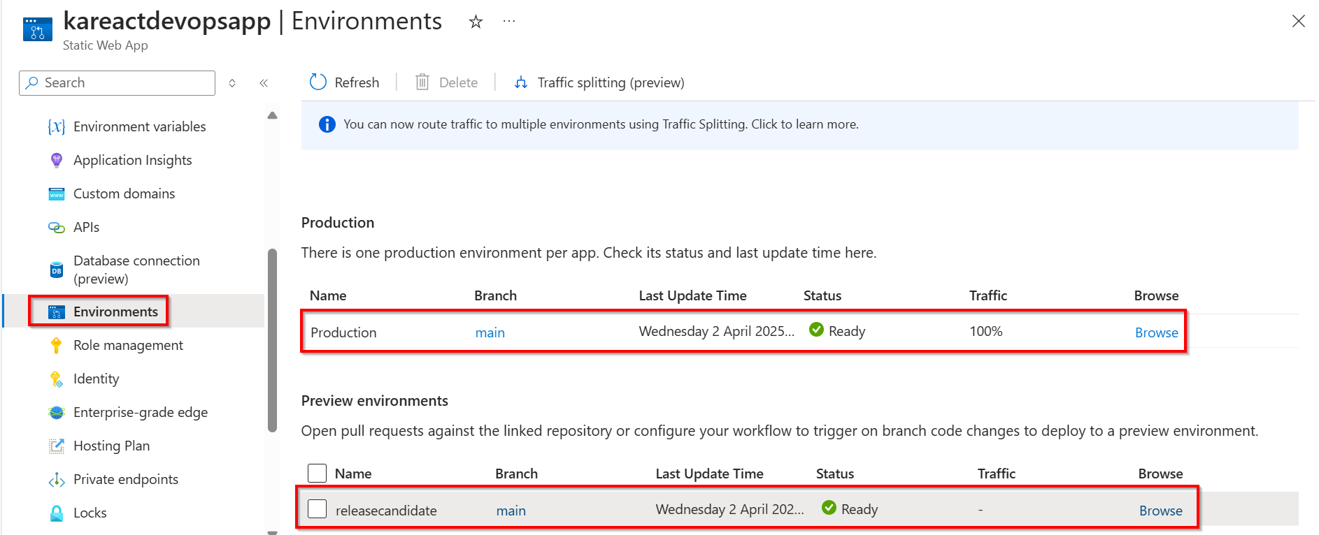 2025-04-02 12_58_11-kareactdevopsapp - Microsoft Azure and 11 more pages - Work - Microsoft​ Edge