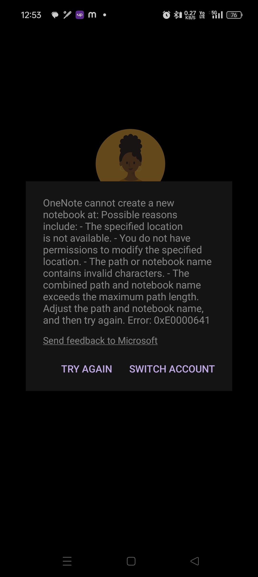 Unable to login to OneNote in Android - Microsoft Q&A