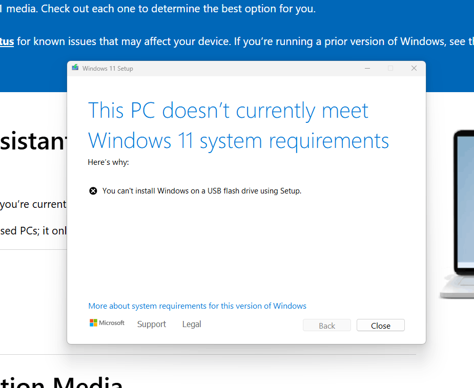 I cant download the new version of windows 11. HELP ME PLEASE ...