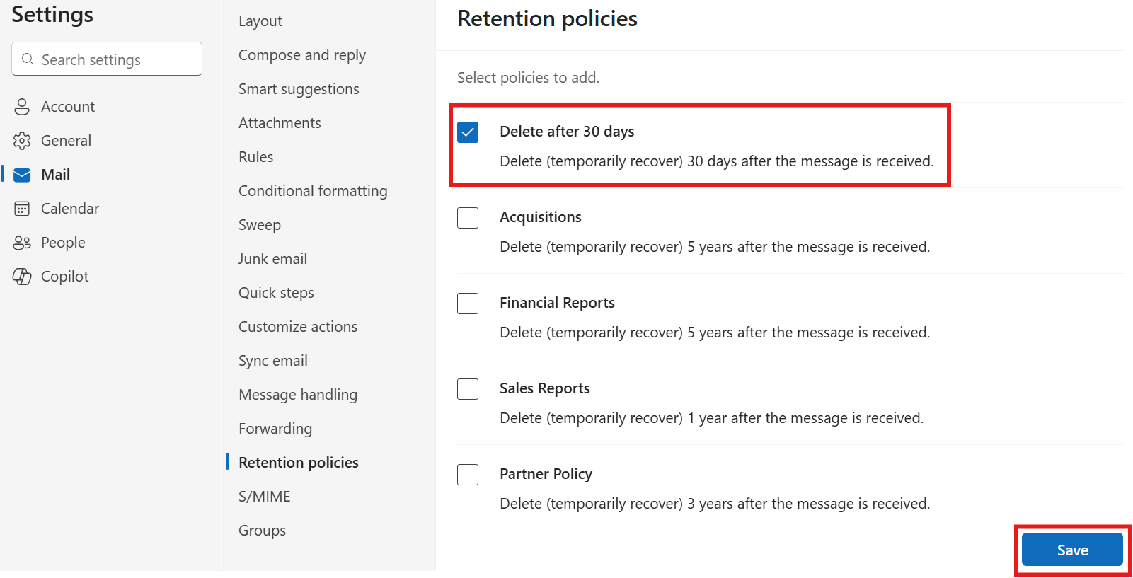 Removing Emails from created Folders in Outlook after every 30 days ...