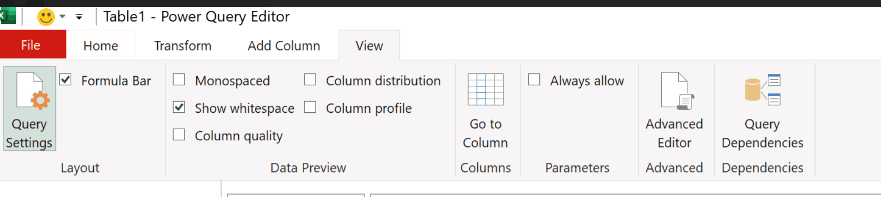 Power Query Editor - Data Preview some selections are missing ...
