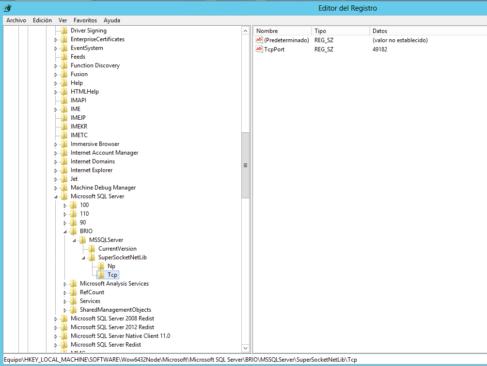 Sql Server Network Configuration (32 Bit) is empty after leave my ...