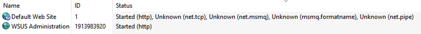 ConfigMgr default IIS WEB site with ? on the globe - Microsoft Q&A