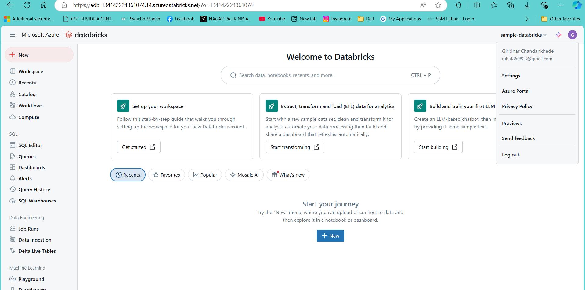 not able to create a unity catalog Microsoft Q&A