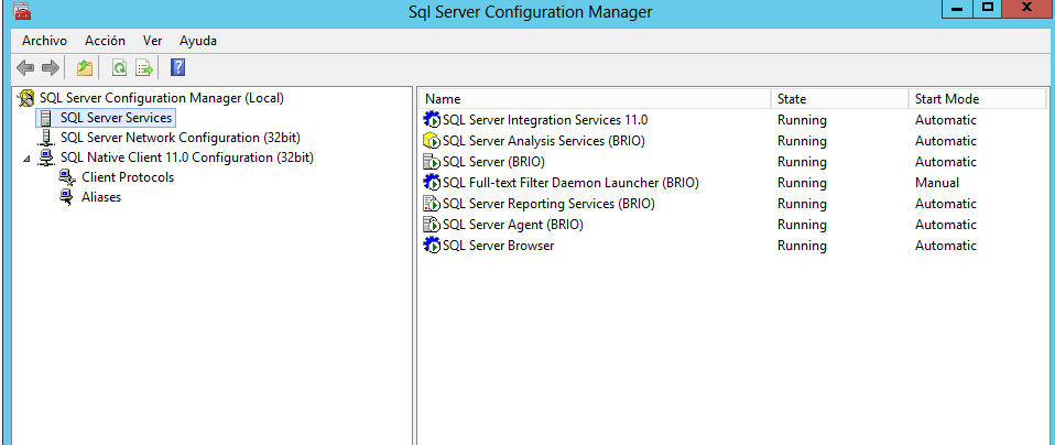 Sql Server Network Configuration (32 Bit) is empty after leave my ...