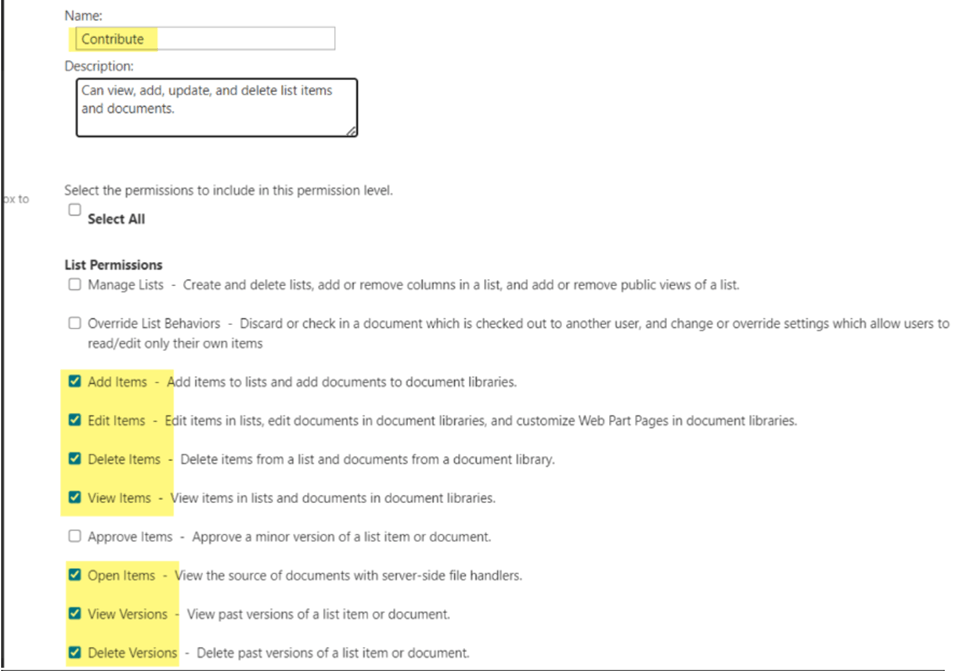 Security Considerations- enabling 