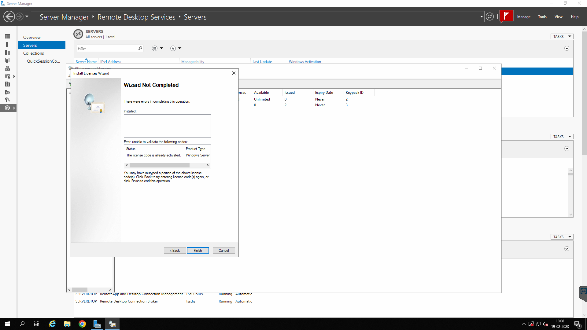 microsoft rds cal activation