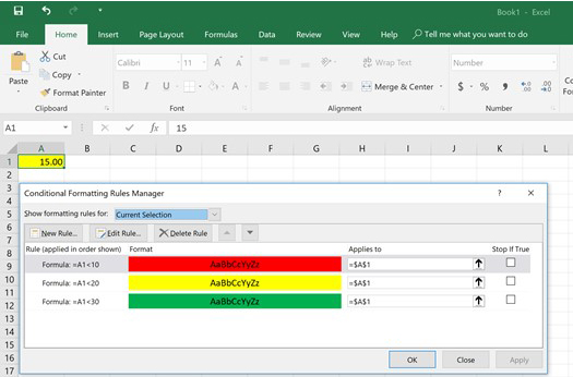 Conditional Formatting Will Not Advance Through Rules - Microsoft Q&A