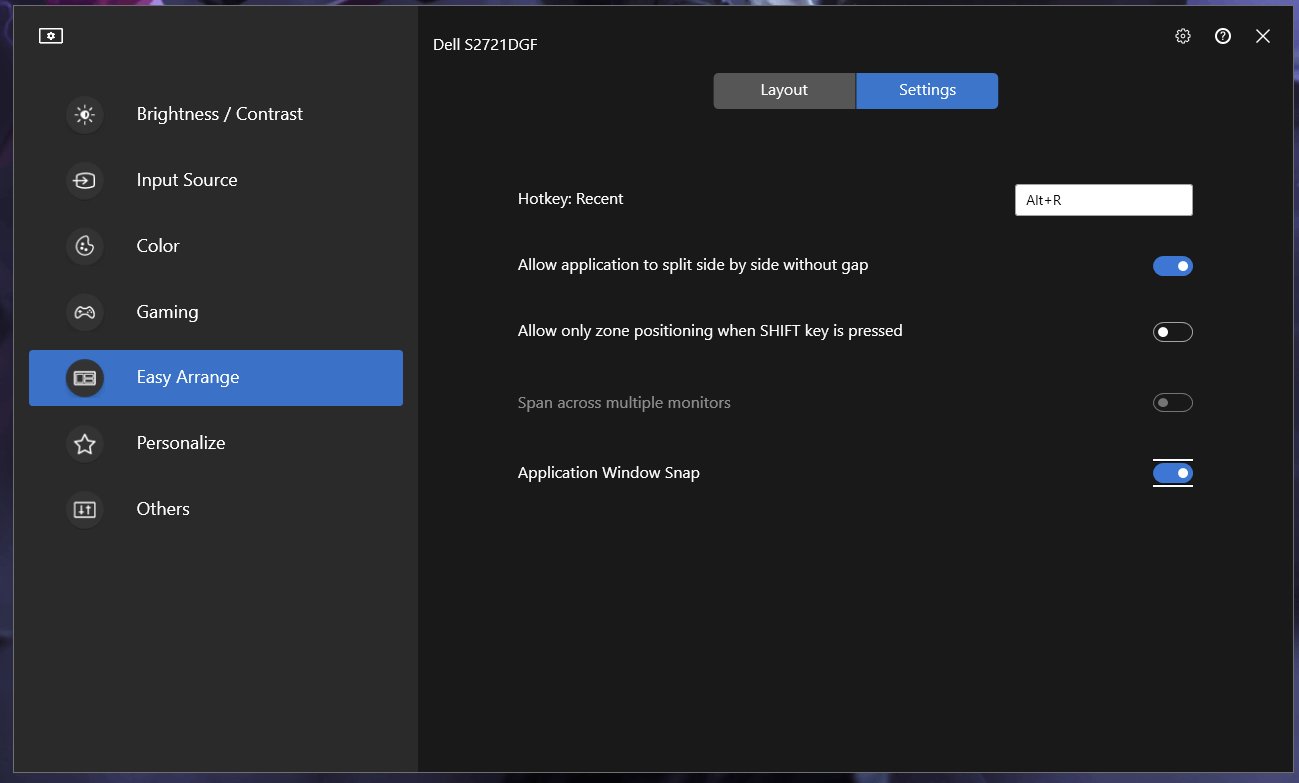 How can I get rid of this windows layout popup when dragging a window ...