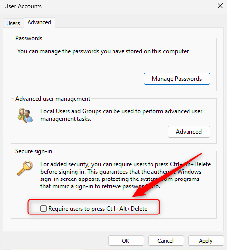 where is log in prompt at start-up - Microsoft Q&A