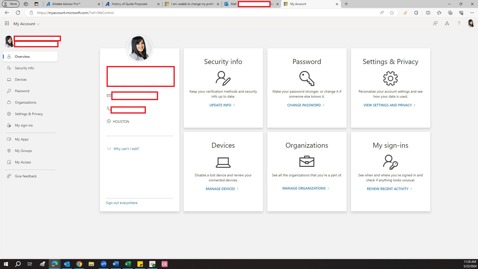 I am unable to change my profile picture - Microsoft Q&A