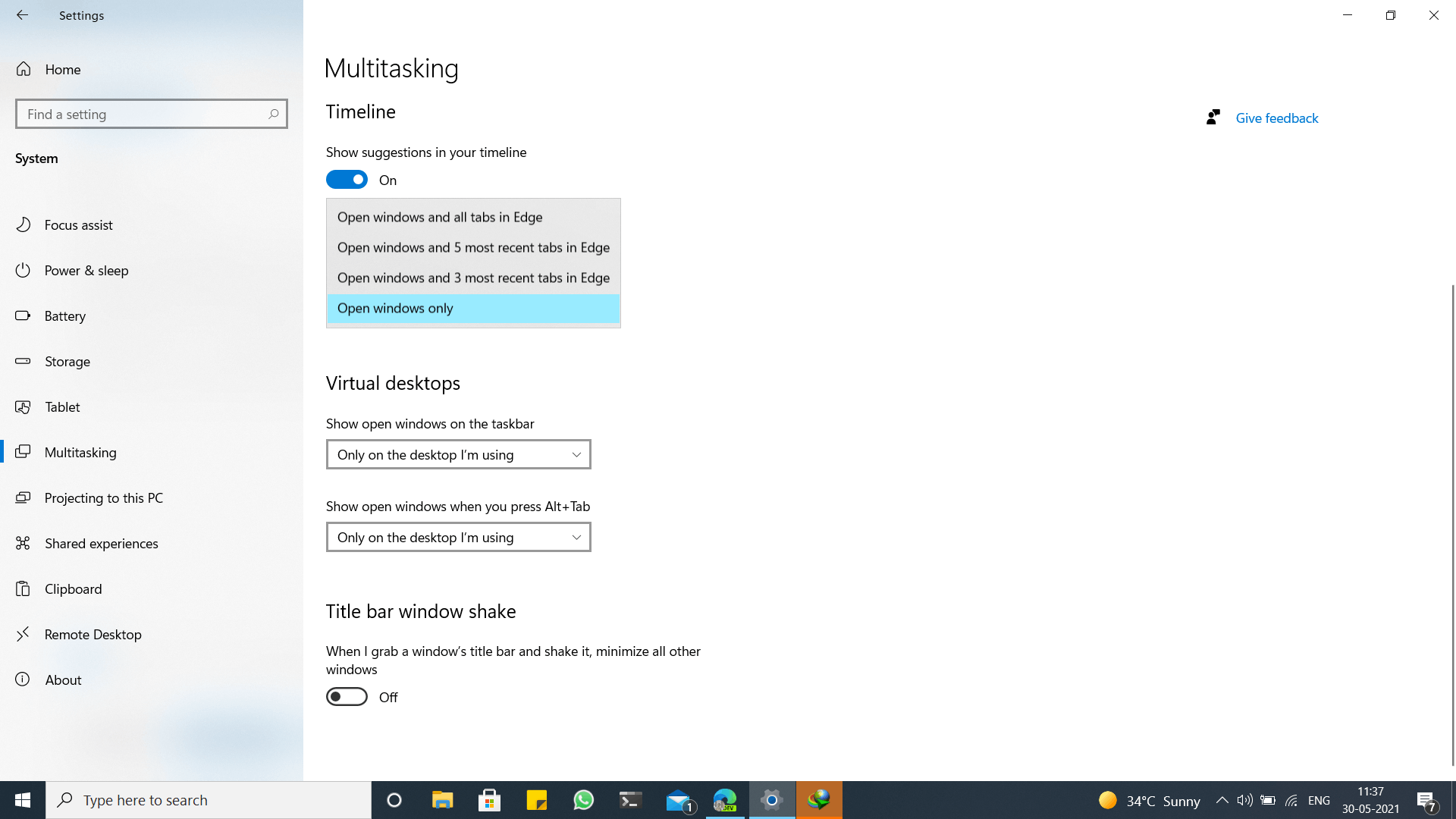 How to bring back Alt+Tab feature from win 8.1 to win 10? - Microsoft Q&A