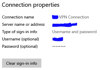 Change VPN password - Microsoft Q&A