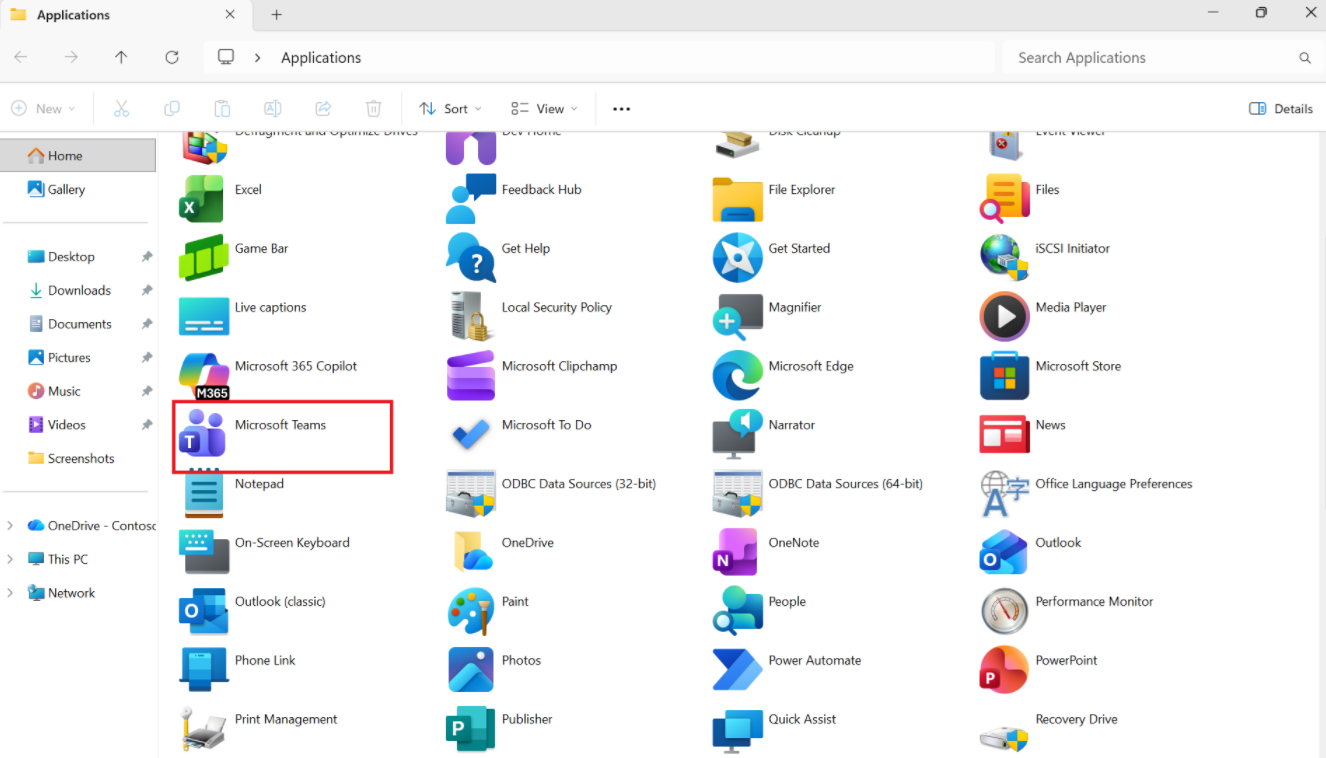Why does the Teams Icon not show in start bar - Microsoft Q&A