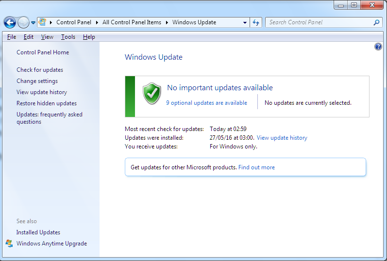 Windows Update only receives updates for Windows only - Microsoft Q&A