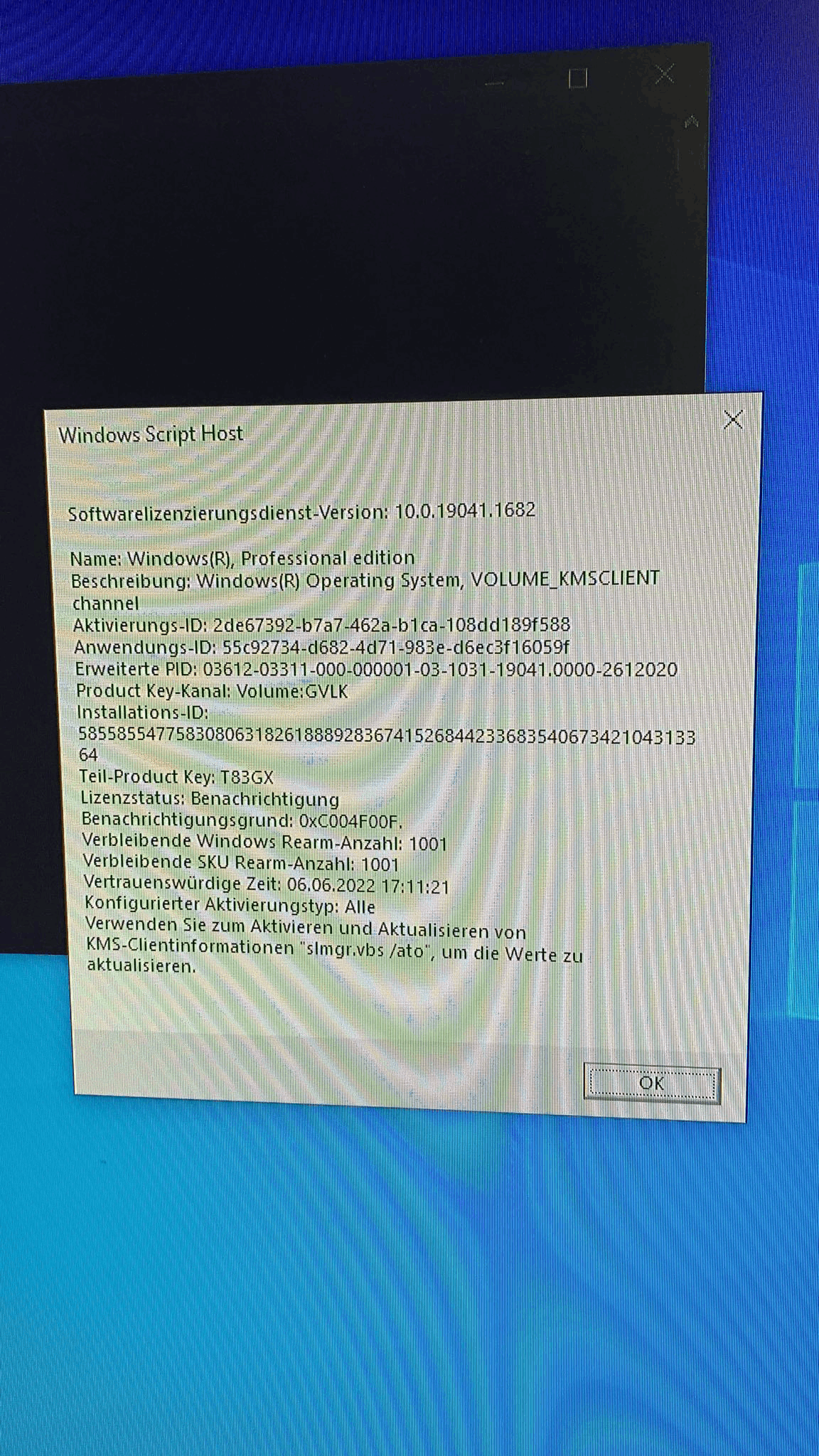 Getting Error Code 0x80070005 on Windows 10 Pro activation - Microsoft Q&A