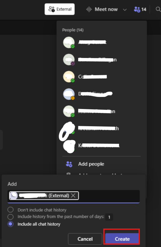 External Users were removed from MS Teams Group Chat - Microsoft Q&A
